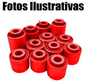 Kit Buchas Suspens O Completa Traseira Focus Em