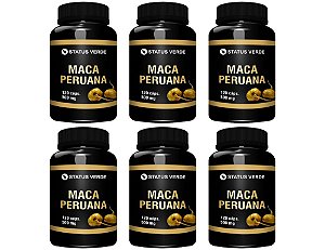 Kit 3 Maca Peruana Negra 360cáps 500mg Status Verde Status Verde