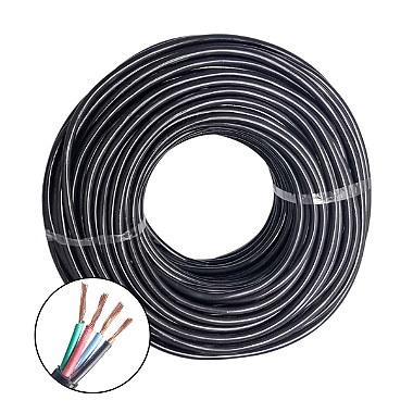 Cabo Pp 4x1,5mm - 100 Metros: Flexível, De Alta Qualidade