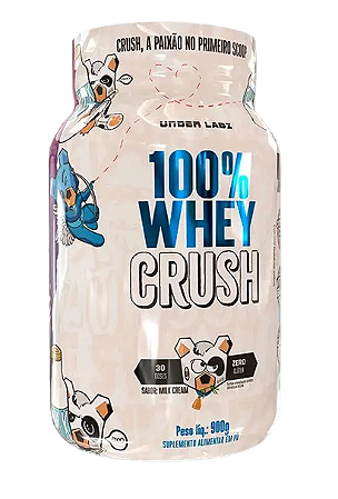 100 WHEY CRUSH 900G UNDER LABZ Macaco Blindado Comprar