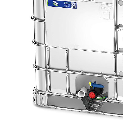 Ibc container 1000 litros Revestimento em Aço para Segurança na