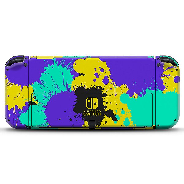 Nintendo Switch Oled Skin Splatoon 3 Pop Arte Skins Atacado