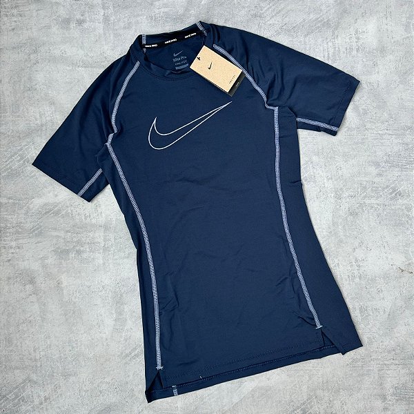 CAMISETA NIKE PRO DRI FIT AZUL MARINHO JNoriginalshop