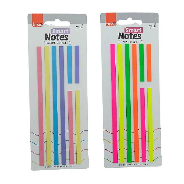 BLOCO SMART NOTES MARCA TEXTO Planet Paper Papelaria