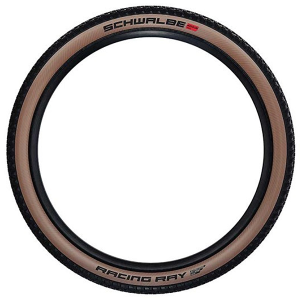 Pneu Schwalbe Racing Ray X Kevlar Preto E Bege Cyclo Abdias