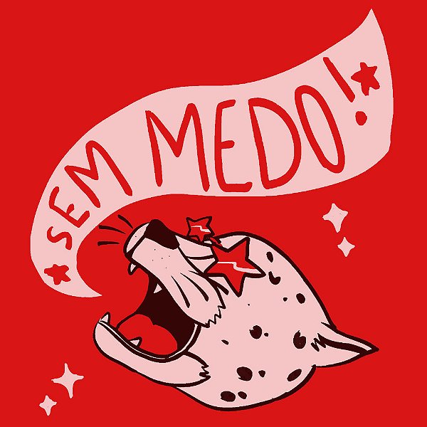 Sem Medo ESP Camiseta Basicona Unissex El Cabriton Camisetas