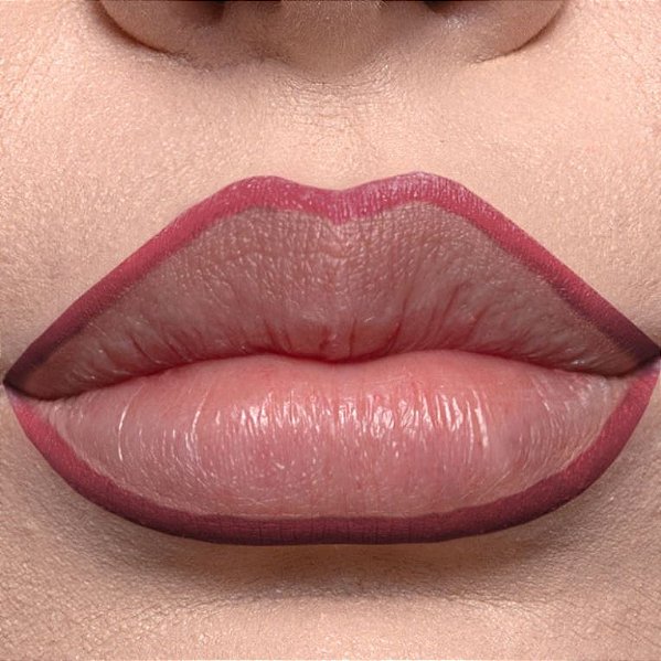 CONTORNO LABIAL NUDE ROSADO Loja Fenzza Make Up
