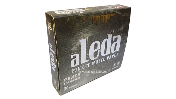 Seda ALeda Prata King Size Slim Finest White Paper Caixa C 20