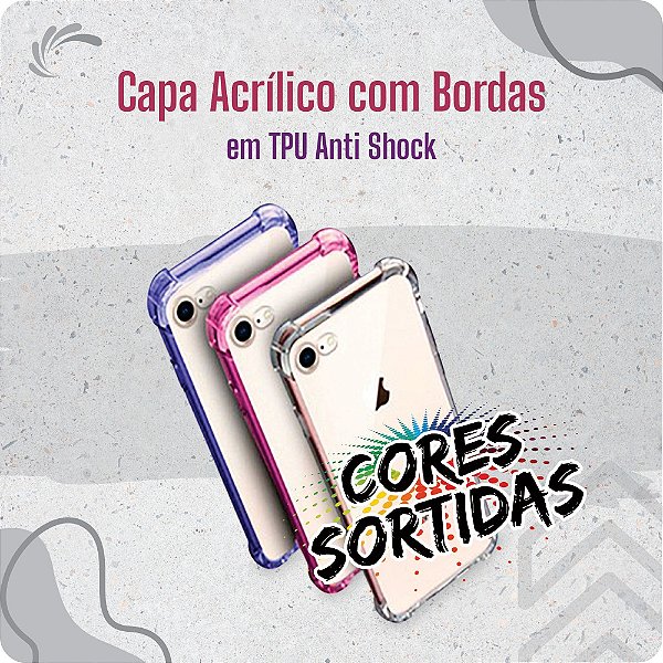 Capa Acr Lico Bordas Tpu Anti Shock Fornecedor Atacado