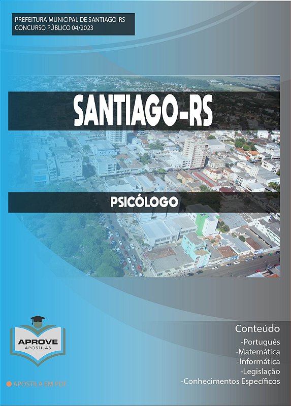 Apostila Santiago Psic Logo Aprove Apostilas