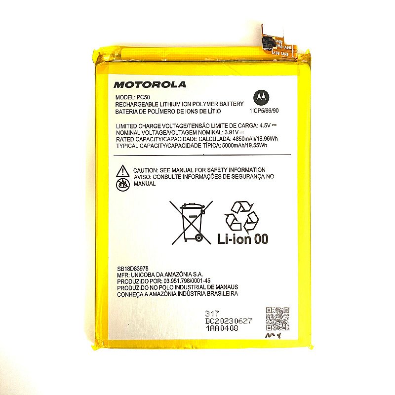 Bateria Motorola Moto G14 G54 PC50 Smarts Parts