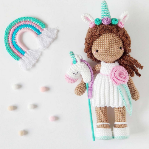 Unicórnio Linda Amigurumi Receita Mágica e Encantadora Receitas de