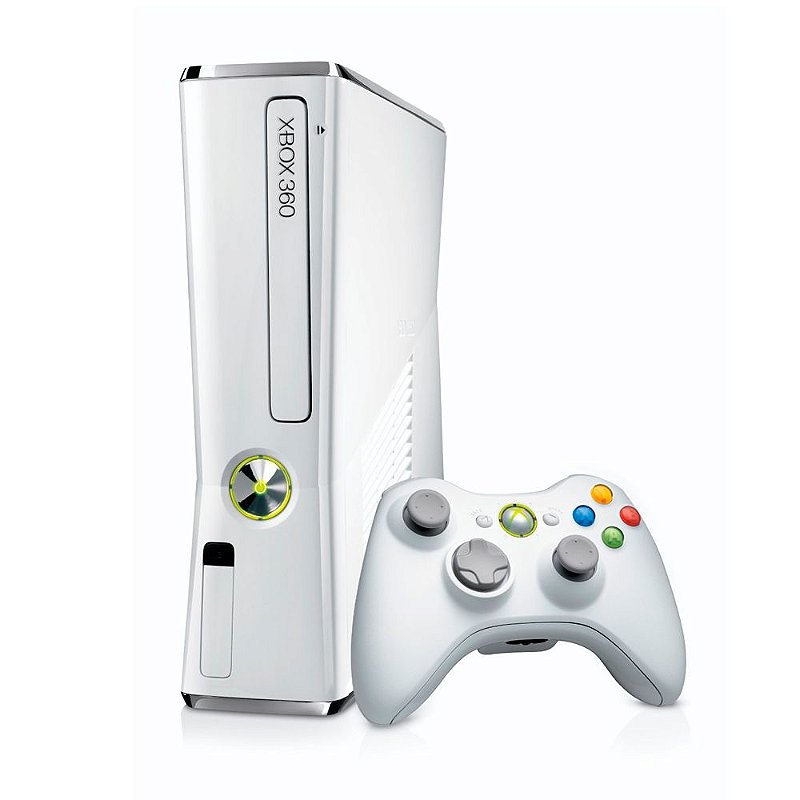 Console Xbox Slim Gb Branco Microsoft Meugameusado