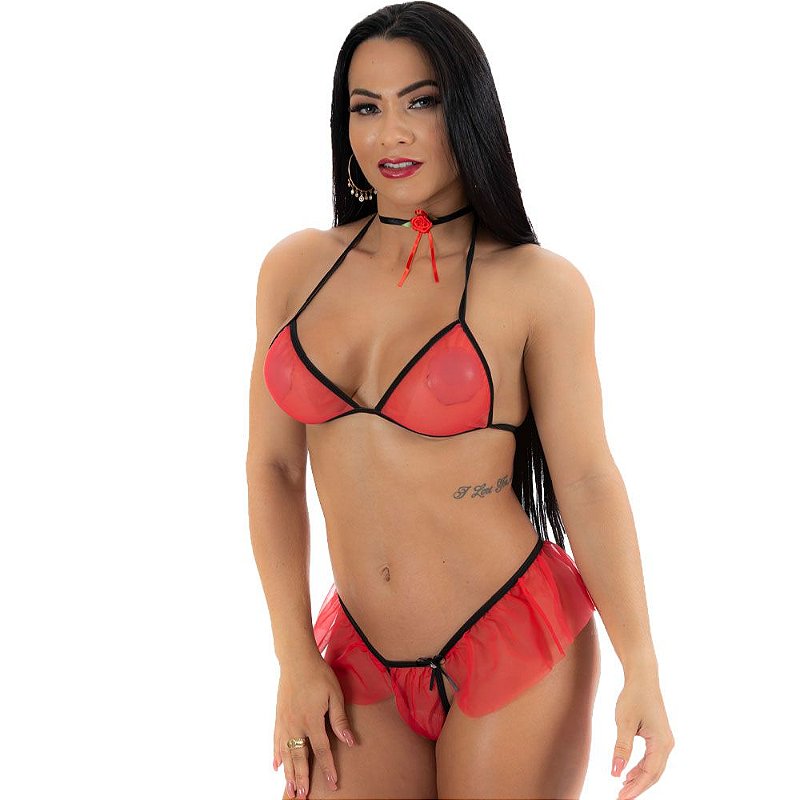 Mini Fantasia Espanhola Pimenta Sexy T Adoro Lingerie