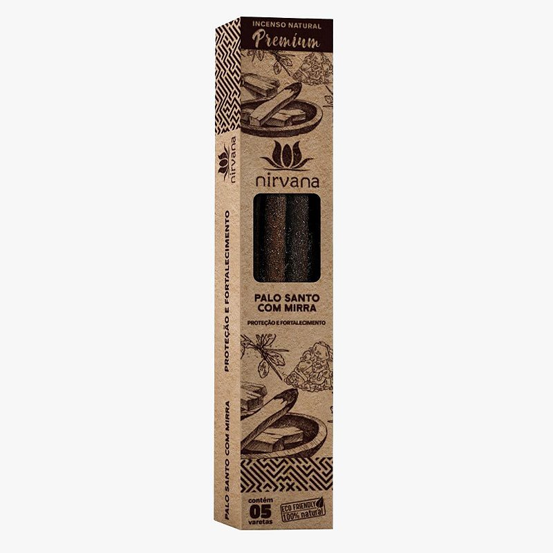 Incenso Nirvana Linha Premium Palo Santo C Mirra Lotus Loja