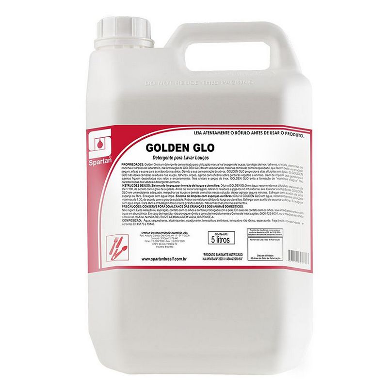 Golden Glo Litros Detergente Neutro Concentrado Spartan Nc Bella