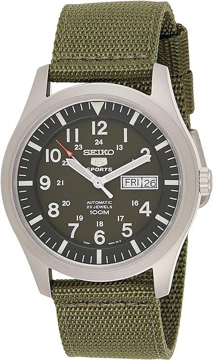 Rel Gio Autom Tico Masculino Seiko Snzg K Verde Biostech Conecta