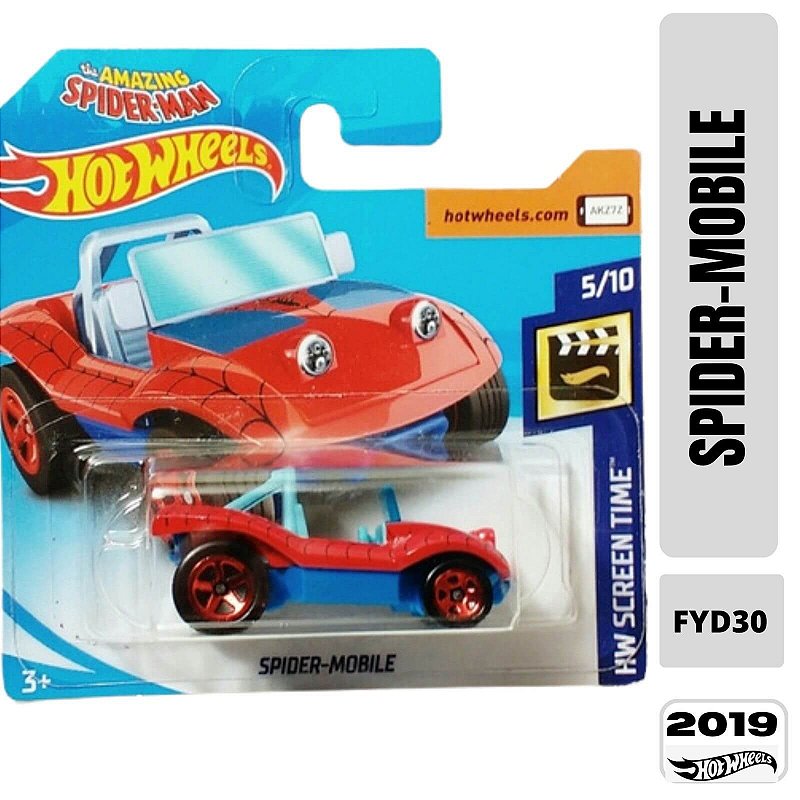 Hot Wheels Spider Mobile Fyd Mini Na Web