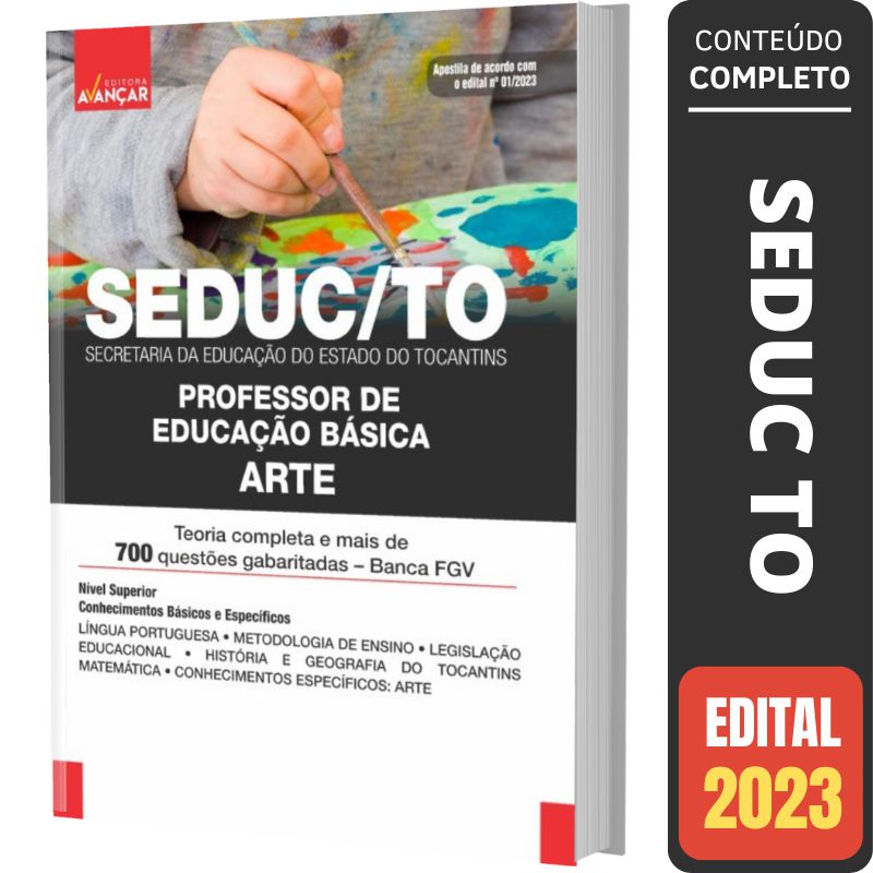 Apostila SEDUC TO Professor de Educação Básica Arte Solução