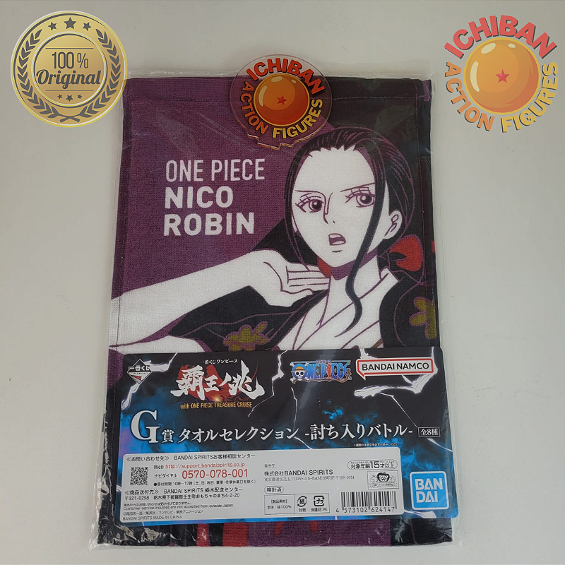 Toalha Nico Robin One Piece Treasure Cruise Letra G Ichiban Kuji