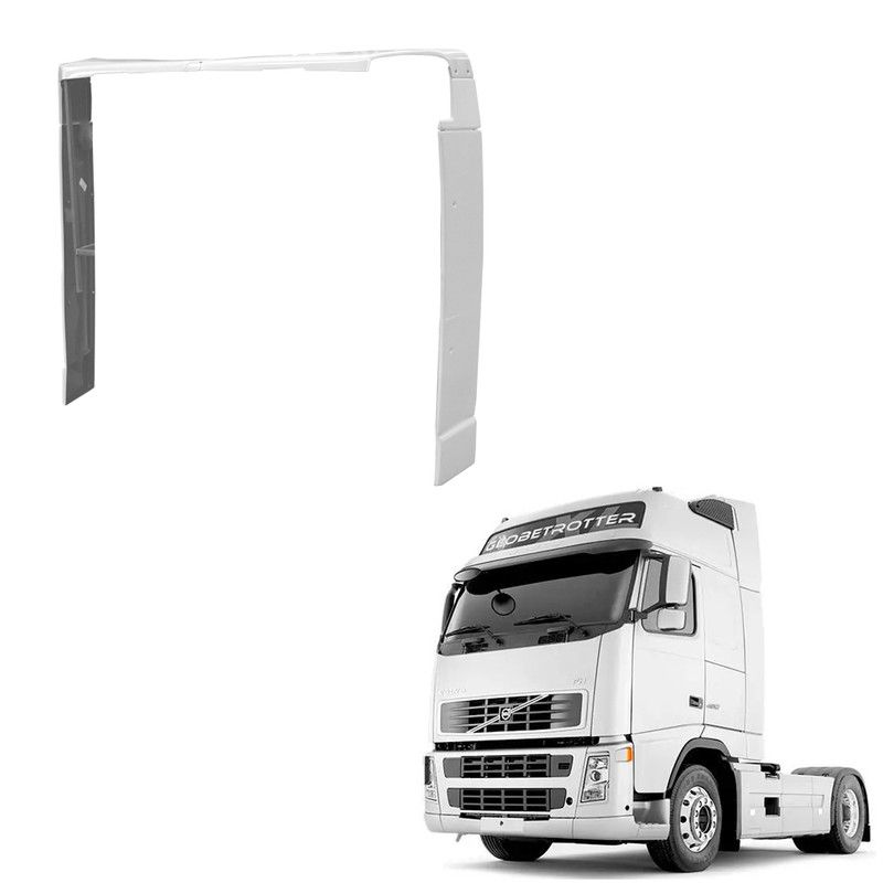 Defletor Lateral Volvo Fh Cab Baixa C Teto C Suportes Uouu