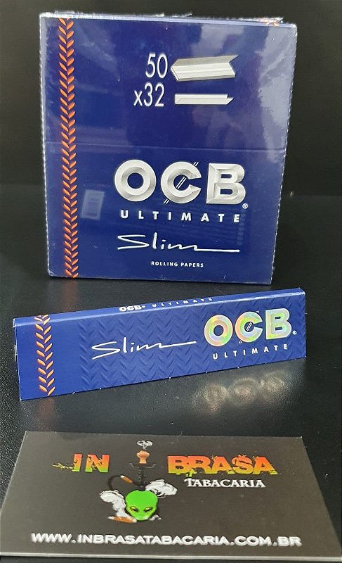 Seda Ocb Ultimate Slim King Size Inbrasa Tabacaria