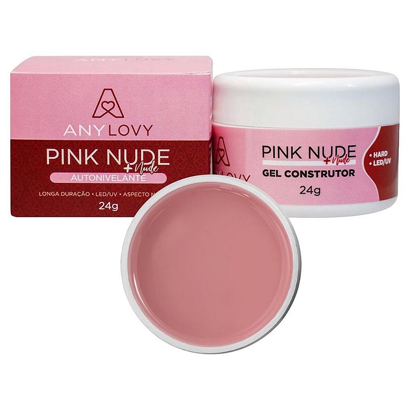 Gel Anylovy Pink Nude Mais Nude 24g Gel Construtor Any Lovy Make Lovely