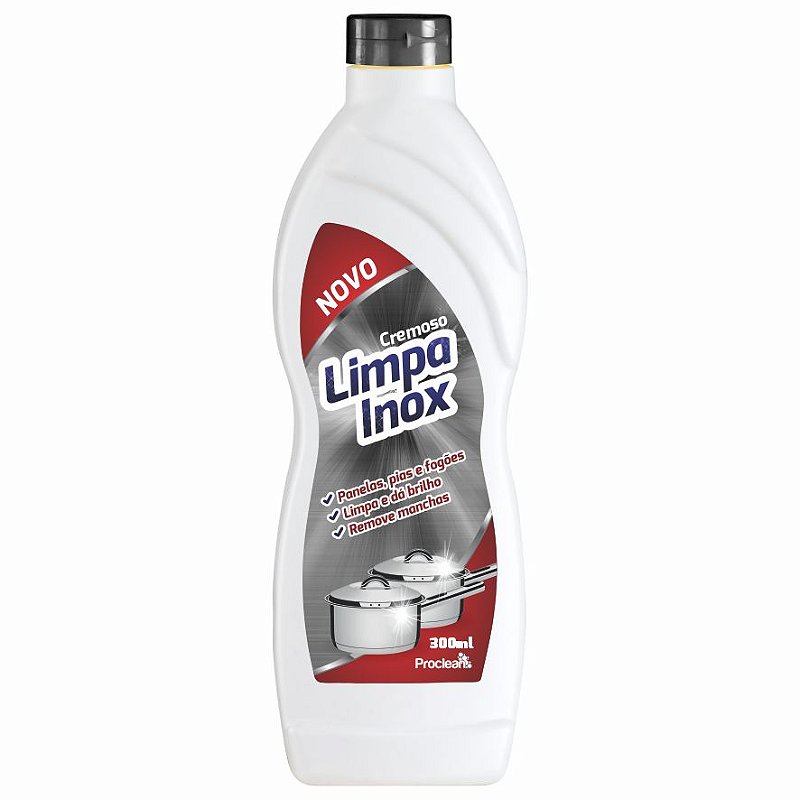 PC LIMPA INOX CREMOSO 300 ML Proclean Produtos De Limpeza