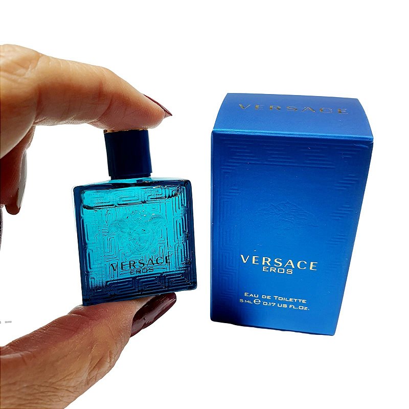 Miniatura Versace Eros Por Edt 17 Oz 5 Ml Original Kaory