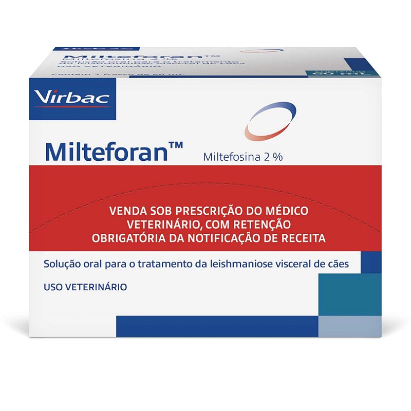 Milteforan 30 ML Controlado Virbac KV Medical Produtos