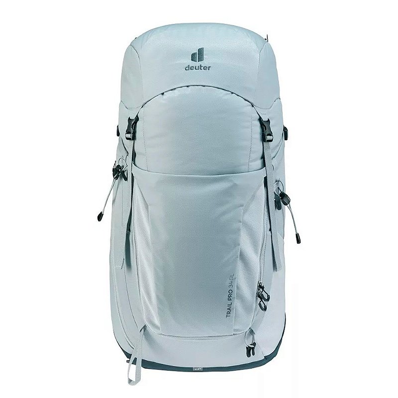 Mochila Deuter Trail Pro SL 34 Litros Azul Claro Viajante Moderno