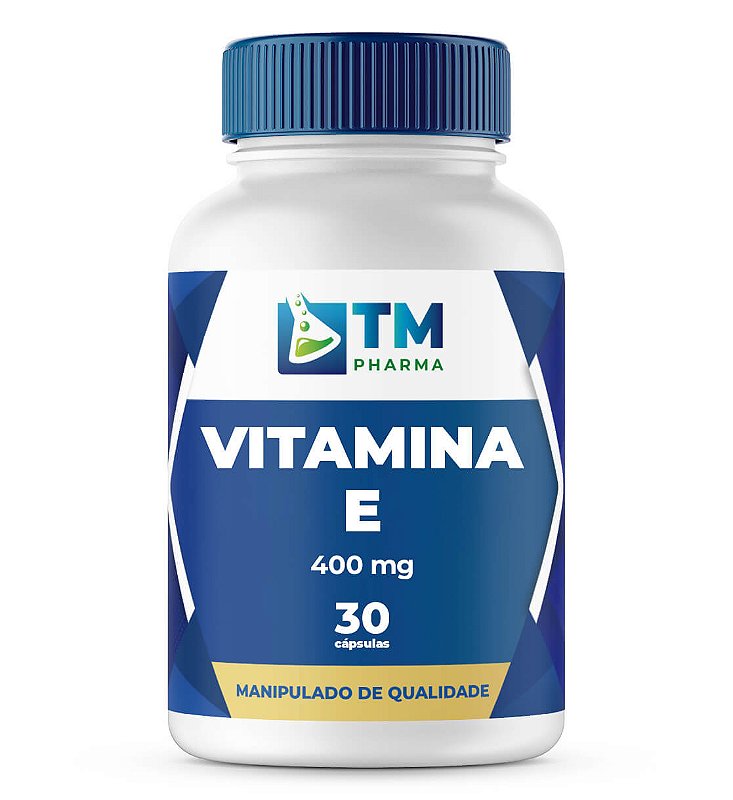 Vitamina E 400mg 30 Cápsulas TM Pharma