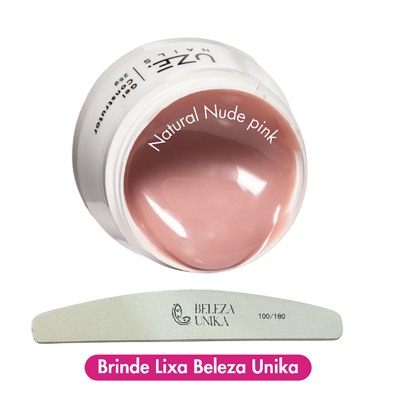 Gel Construtor Natural Nude Pink G Uze Nails Beleza Unika
