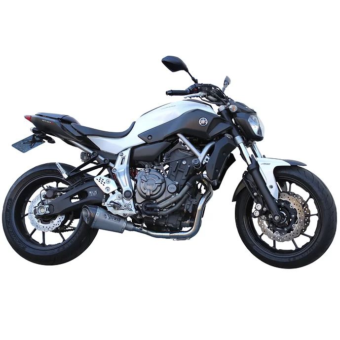 Ponteira Escapamento Esportivo Completo Da Moto Yamaha Mt 07 Inox