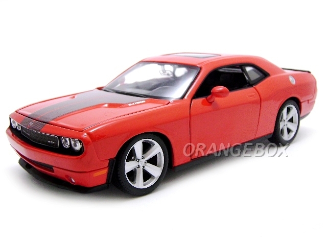 Dodge Challenger SRT8 2008 1 24 Maisto Laranja 18 Anos Loja On Line