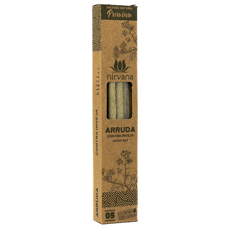 Incenso Natural Arruda Nirvana Premium Estrela Arcana