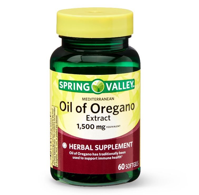 Spring Valley Mediterranean Oil Of Oregano Extract Softgels Mg