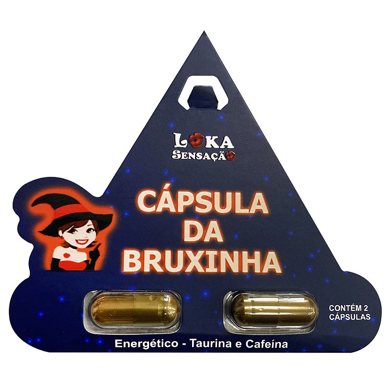 Capsula Da Bruxinha Energ Tico Natural Loka Sensa O C Psulas Sex Shop Loja Fetiches