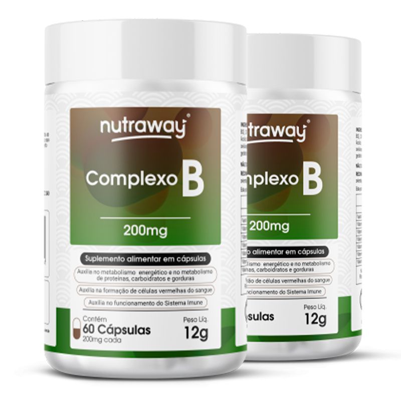 Kit Complexo B Nutraway Mg C Psulas Edin