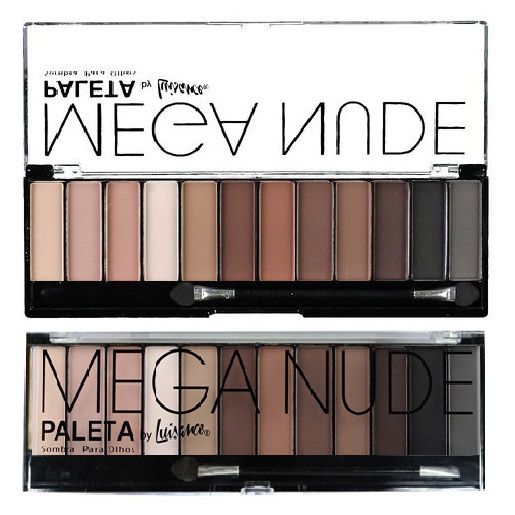 Paleta De Sombras Mega Nude Luisance L689 Distribuidora JCF