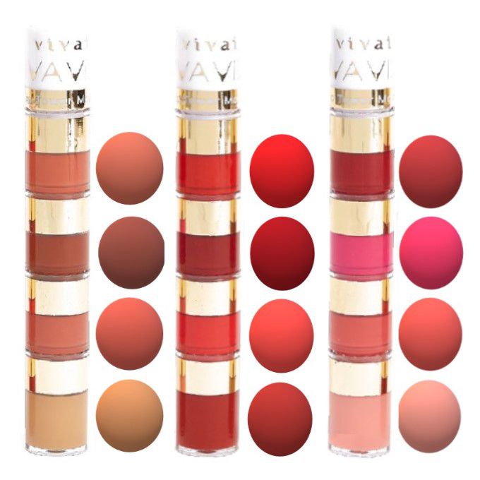 Vivai Batom Lip Tower Matte Em Kit C Unid