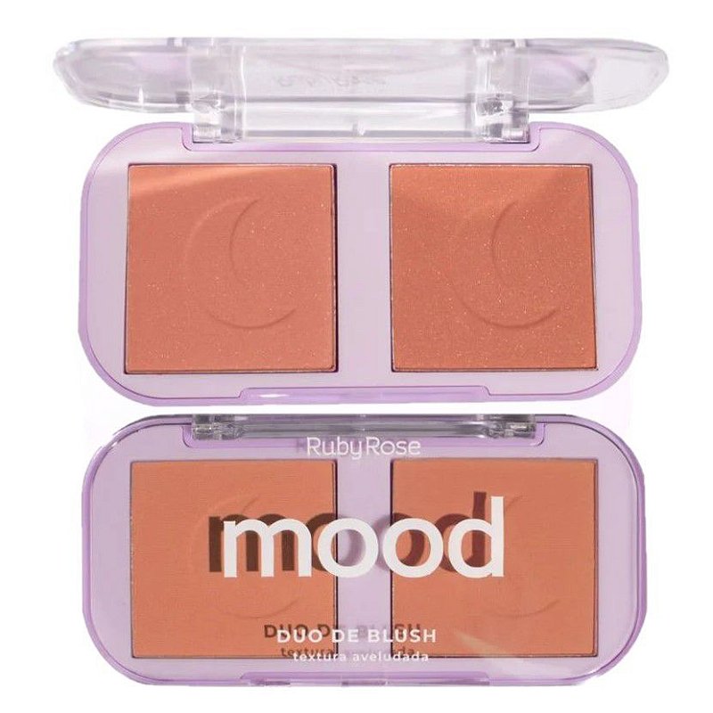 Ruby Rose Duo Blush Mood HB576 Cor 03 Distribuidora JCF