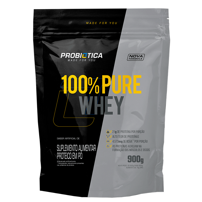 Whey 100 Pure Zero Lactose 900g Probiótica Origem Ox Origem Ox