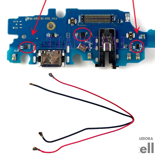Placa Dock De Carga Cabo De Sinal Coaxial Samsung A G A