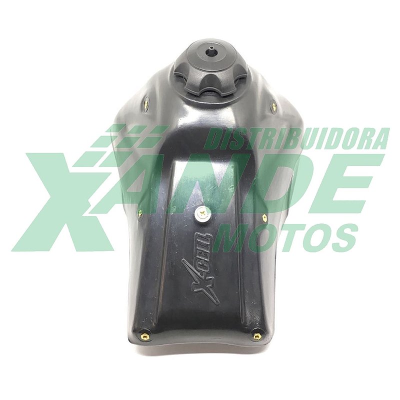 Tanque Combustivel Crf Xr Nx Preto Usa Torneira Xr