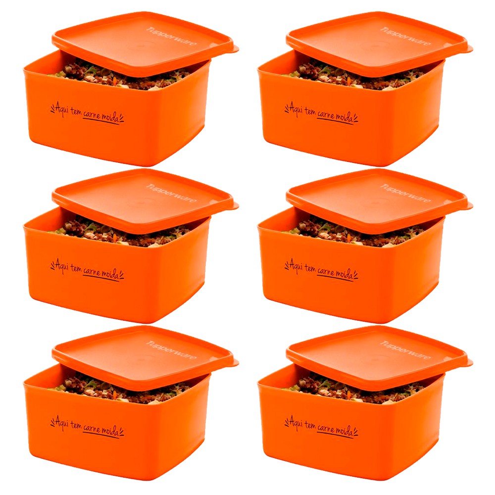 Kit Tupperware Jeitosinho 400ml Carne Moída 6 peças - Comprar