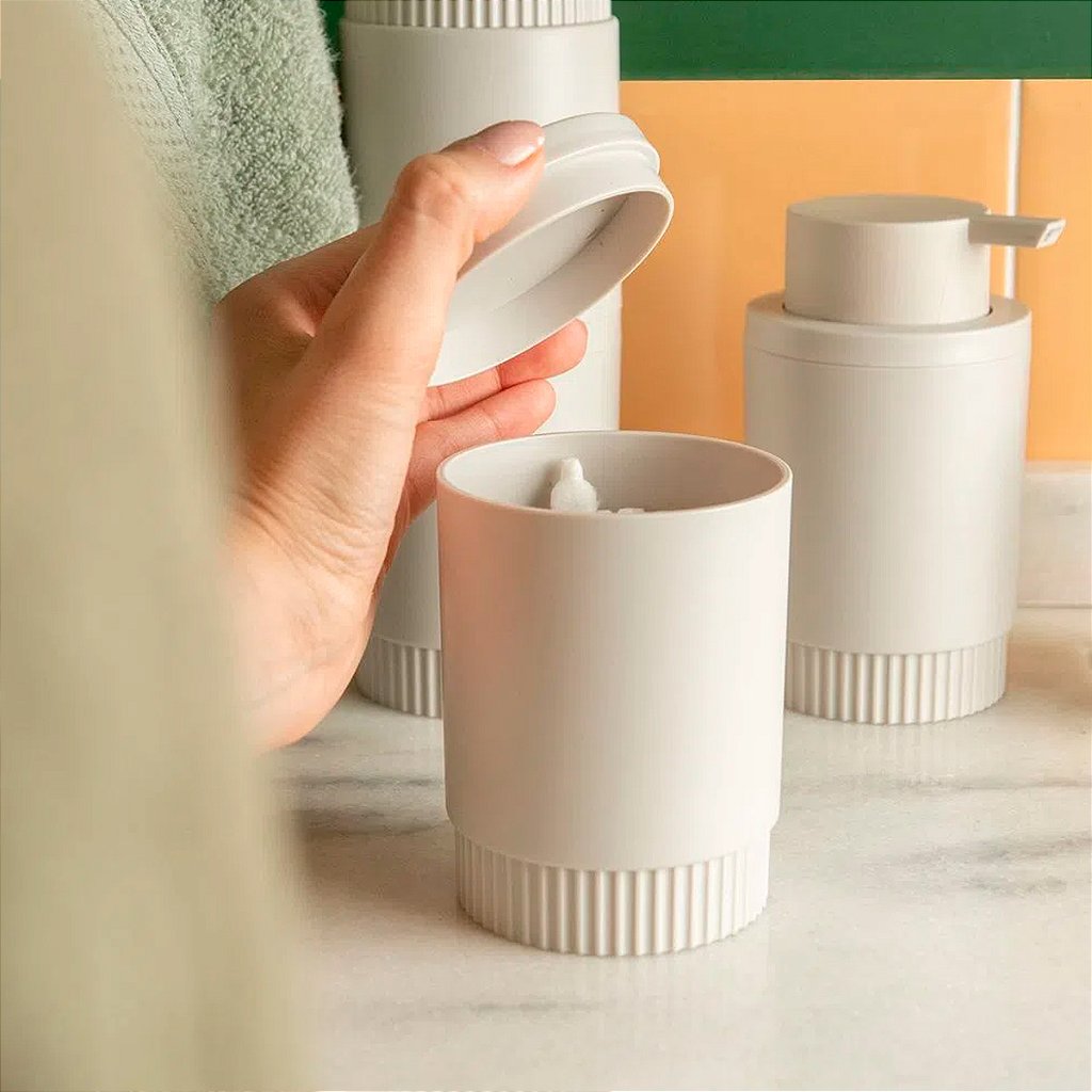 Porta Algodão e Cotonete Dorica - Comprar Tupperware Online