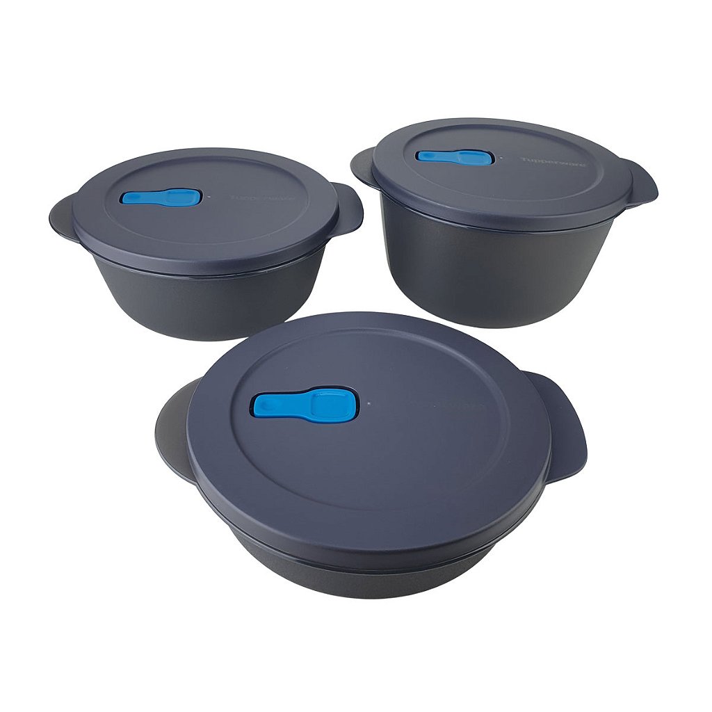 Kit Tupperware PDA 08/2024 Cristalwave Geração II 3 peças
