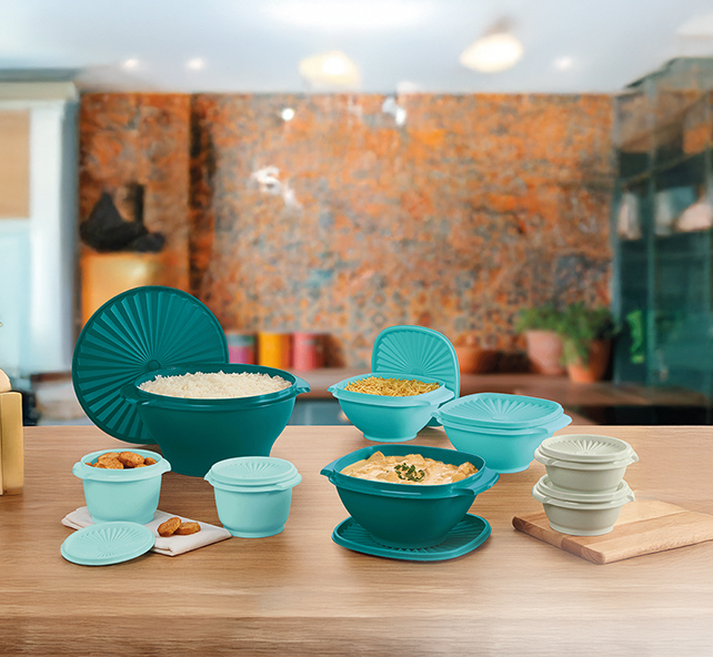 Kit Tupperware PDA 09/2025 Tigela Sensação 8 peças - Comprar