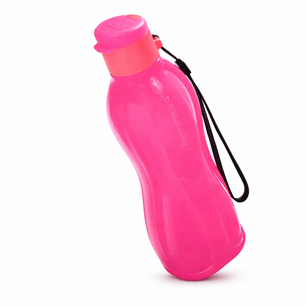 Garrafa Tupperware Eco Tupper Plus 500ml Rosa Neon Fluo Squeeze